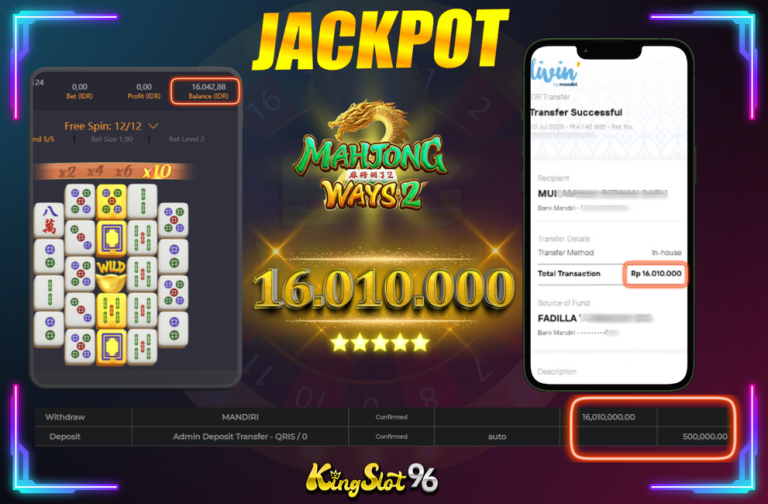 Mahjong Ways 2 | 16jt | PGSOFT | KINGSLOT96